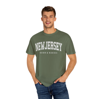 New Jersey Classic Collegiate Unisex Garment-Dyed T-shirt