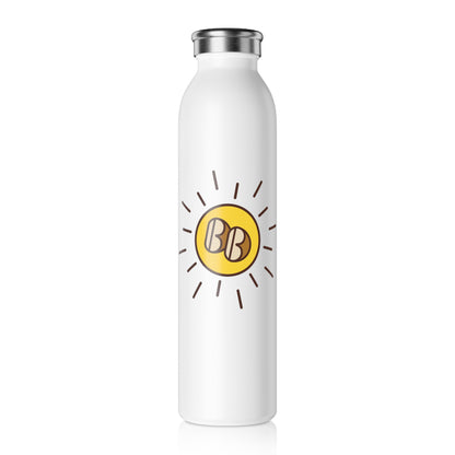 Sunny Vibes Slim Water Bottle – Eco-Friendly, Perfect for Fitness, Travel, Gifts, and Everyday Hydration