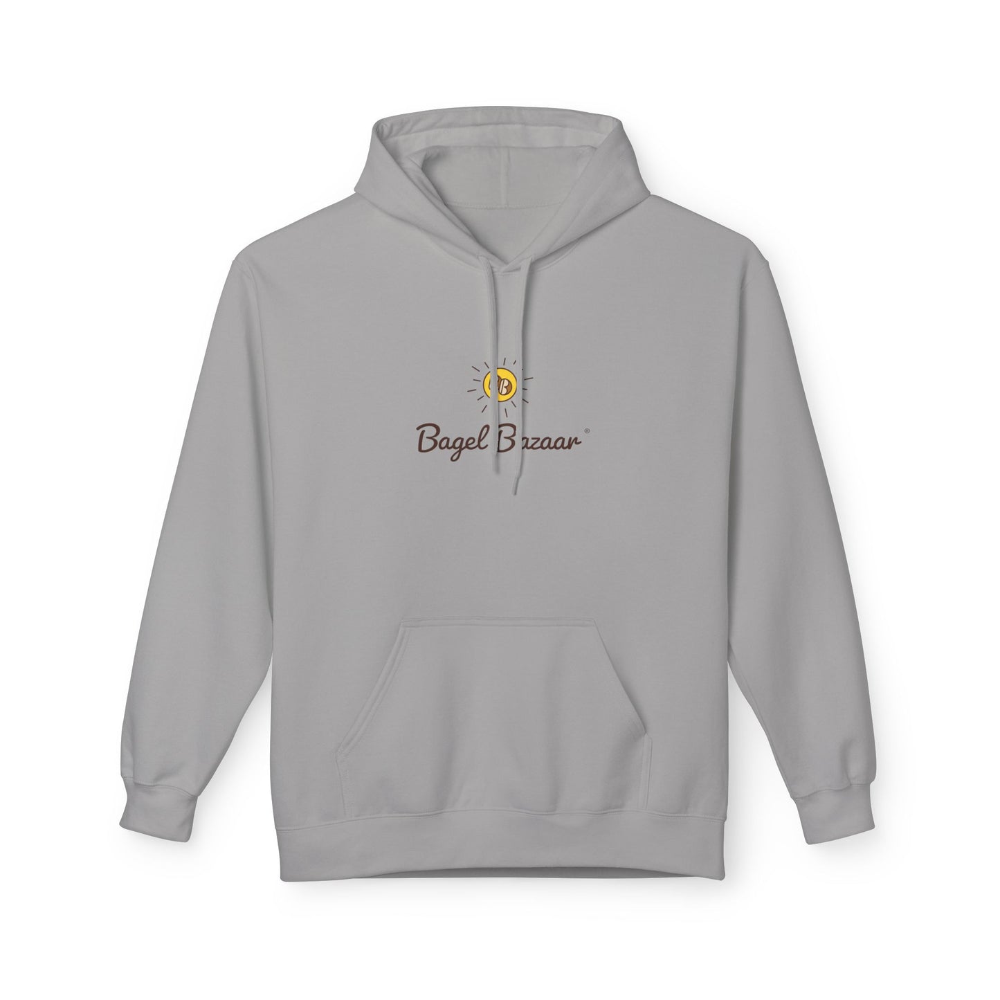 Bagel Bazaar Fleece Hoodie - Cozy Apparel, Perfect for Food Lovers, Birthdays, Casual Outings, Holiday Gifts, Comfortable Layering
