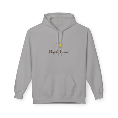 Bagel Bazaar Fleece Hoodie - Cozy Apparel, Perfect for Food Lovers, Birthdays, Casual Outings, Holiday Gifts, Comfortable Layering