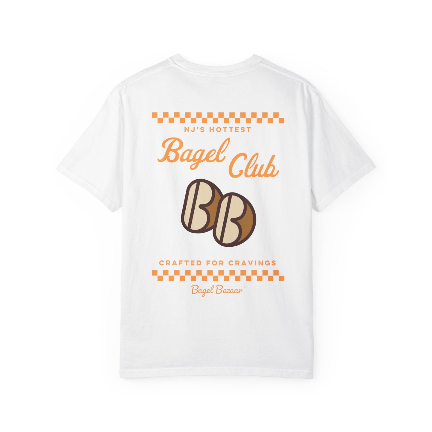 Retro Classic Bagel Club Vintage Unisex Garment-Dyed T-shirt