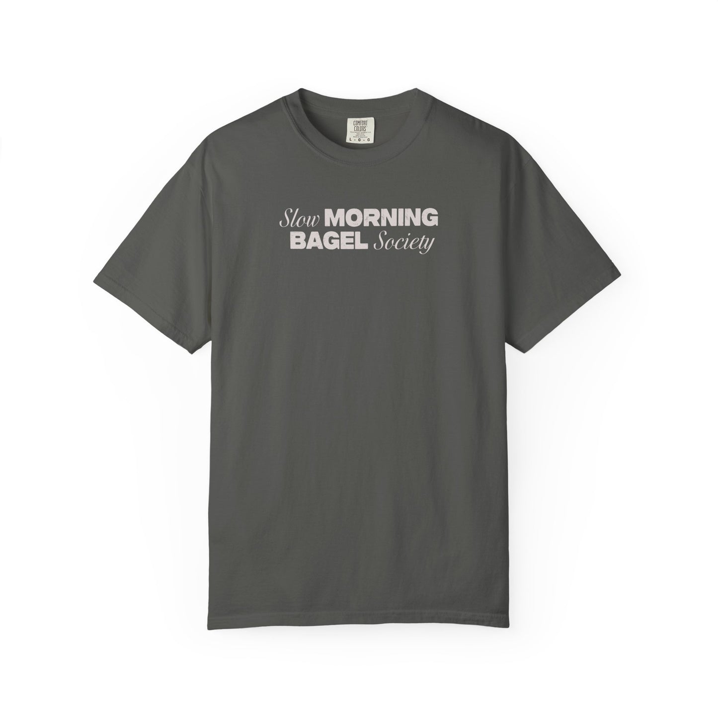 Slow Morning Bagel Society Unisex Garment-Dyed T-shirt