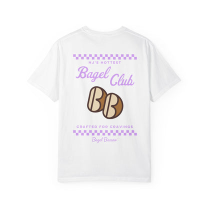 Retro Classic Bagel Club Vintage Unisex Garment-Dyed T-shirt