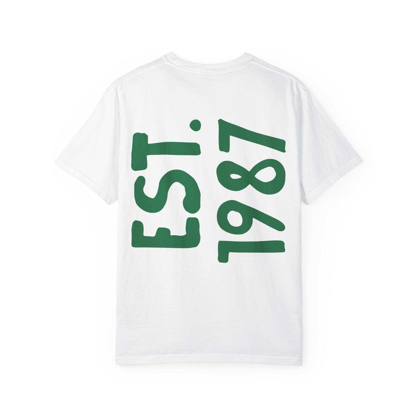 Breakfast Hand Drawn Style Unisex Garment-Dyed T-shirt