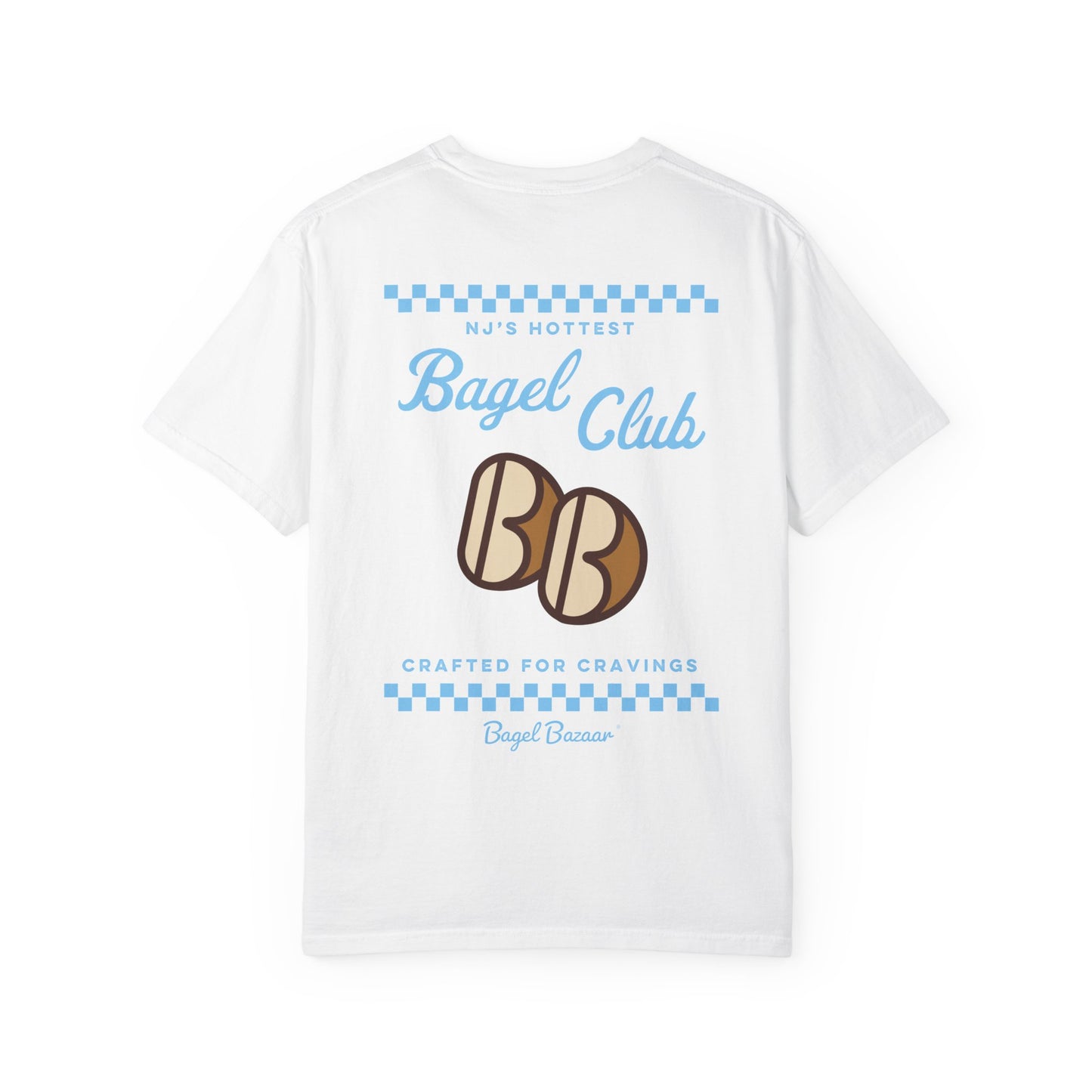 Retro Classic Bagel Club Vintage Unisex Garment-Dyed T-shirt