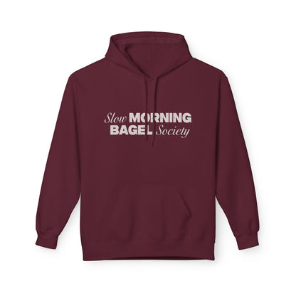 Cozy Morning Bagel Hoodie, Softstyle Unisex Fleece Sweatshirt, Perfect for Brunch Lovers, Gift for Foodies, Casual Wear for Relaxing