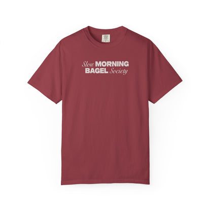 Slow Morning Bagel Society Unisex Garment-Dyed T-shirt