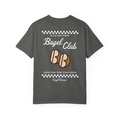 Retro Classic Bagel Club Vintage Unisex Garment-Dyed T-shirt