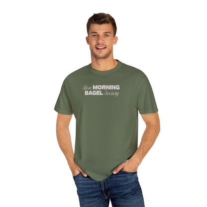 Slow Morning Bagel Society Unisex Garment-Dyed T-shirt