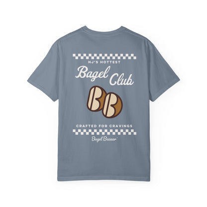 Retro Classic Bagel Club Vintage Unisex Garment-Dyed T-shirt