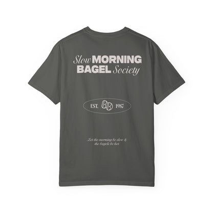 Slow Morning Bagel Society Unisex Garment-Dyed T-shirt