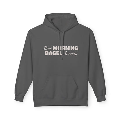 Cozy Morning Bagel Hoodie, Softstyle Unisex Fleece Sweatshirt, Perfect for Brunch Lovers, Gift for Foodies, Casual Wear for Relaxing