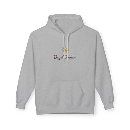 Bagel Bazaar Fleece Hoodie - Cozy Apparel, Perfect for Food Lovers, Birthdays, Casual Outings, Holiday Gifts, Comfortable Layering