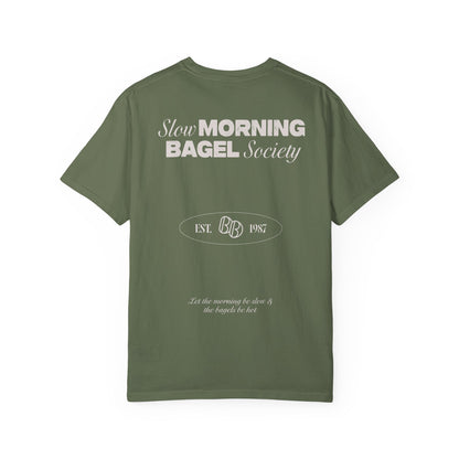 Slow Morning Bagel Society Unisex Garment-Dyed T-shirt