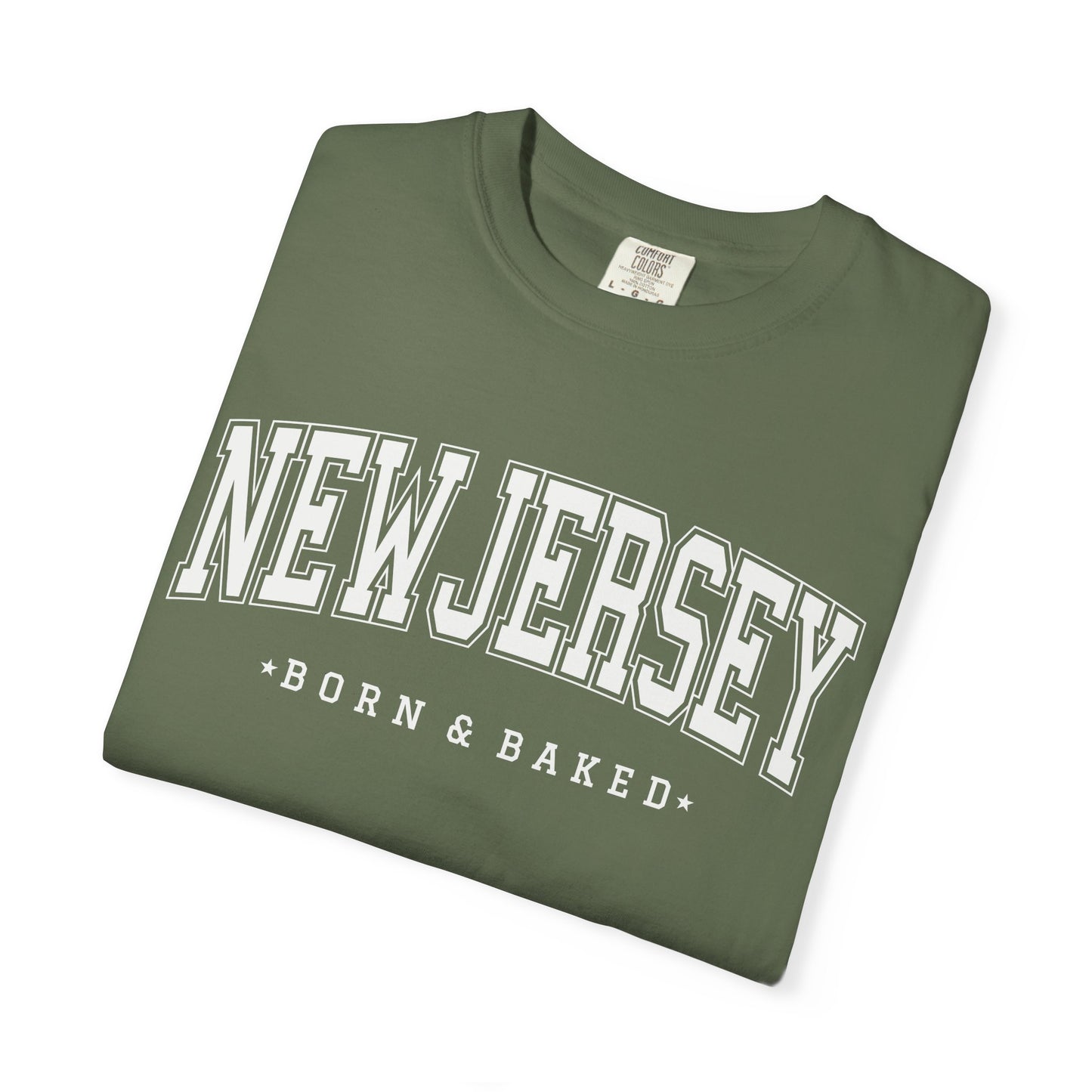 New Jersey Classic Collegiate Unisex Garment-Dyed T-shirt