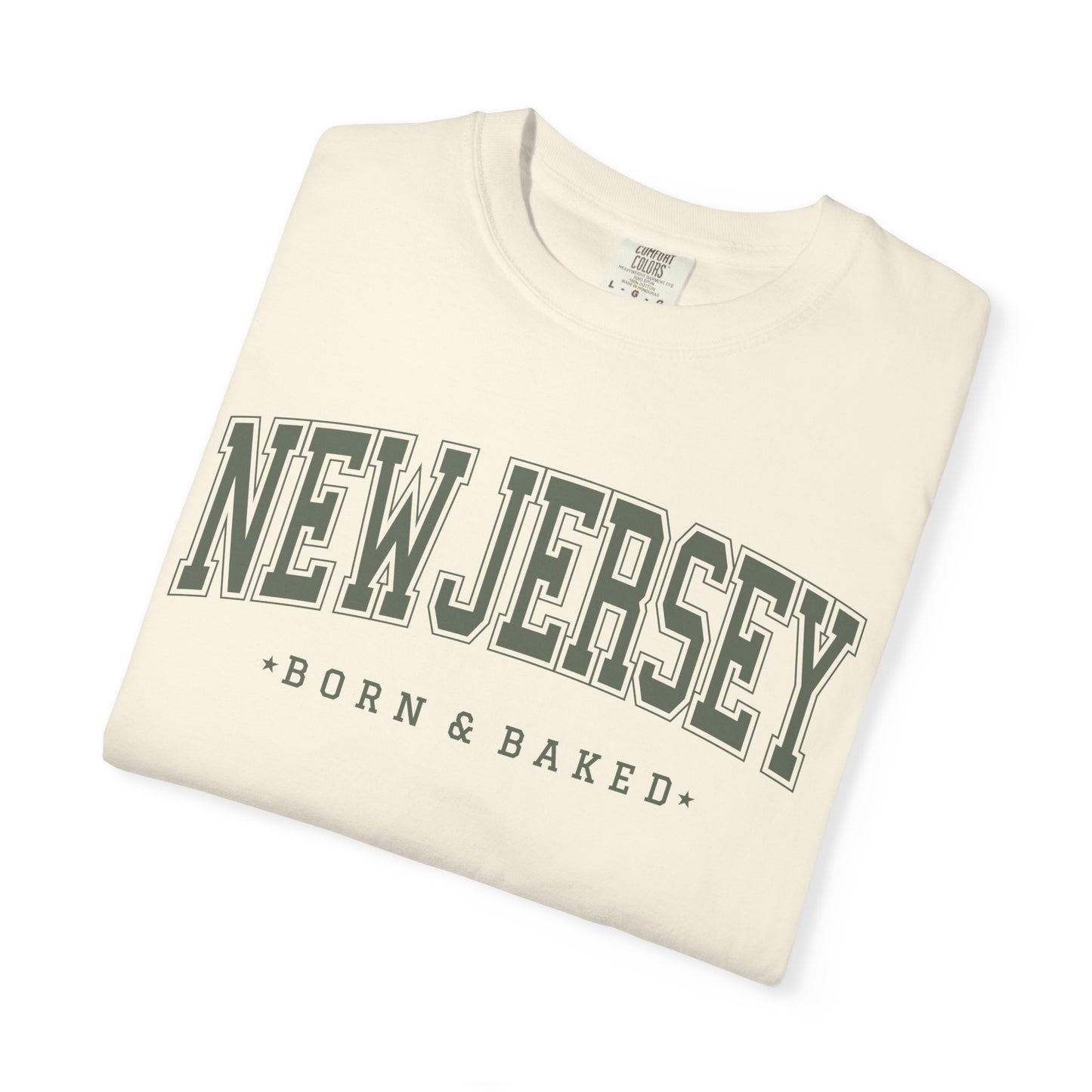New Jersey Classic Collegiate Unisex Garment-Dyed T-shirt