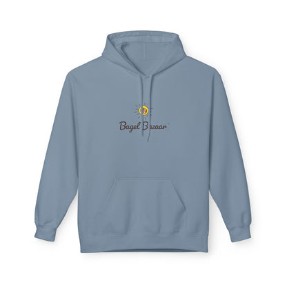 Bagel Bazaar Fleece Hoodie - Cozy Apparel, Perfect for Food Lovers, Birthdays, Casual Outings, Holiday Gifts, Comfortable Layering