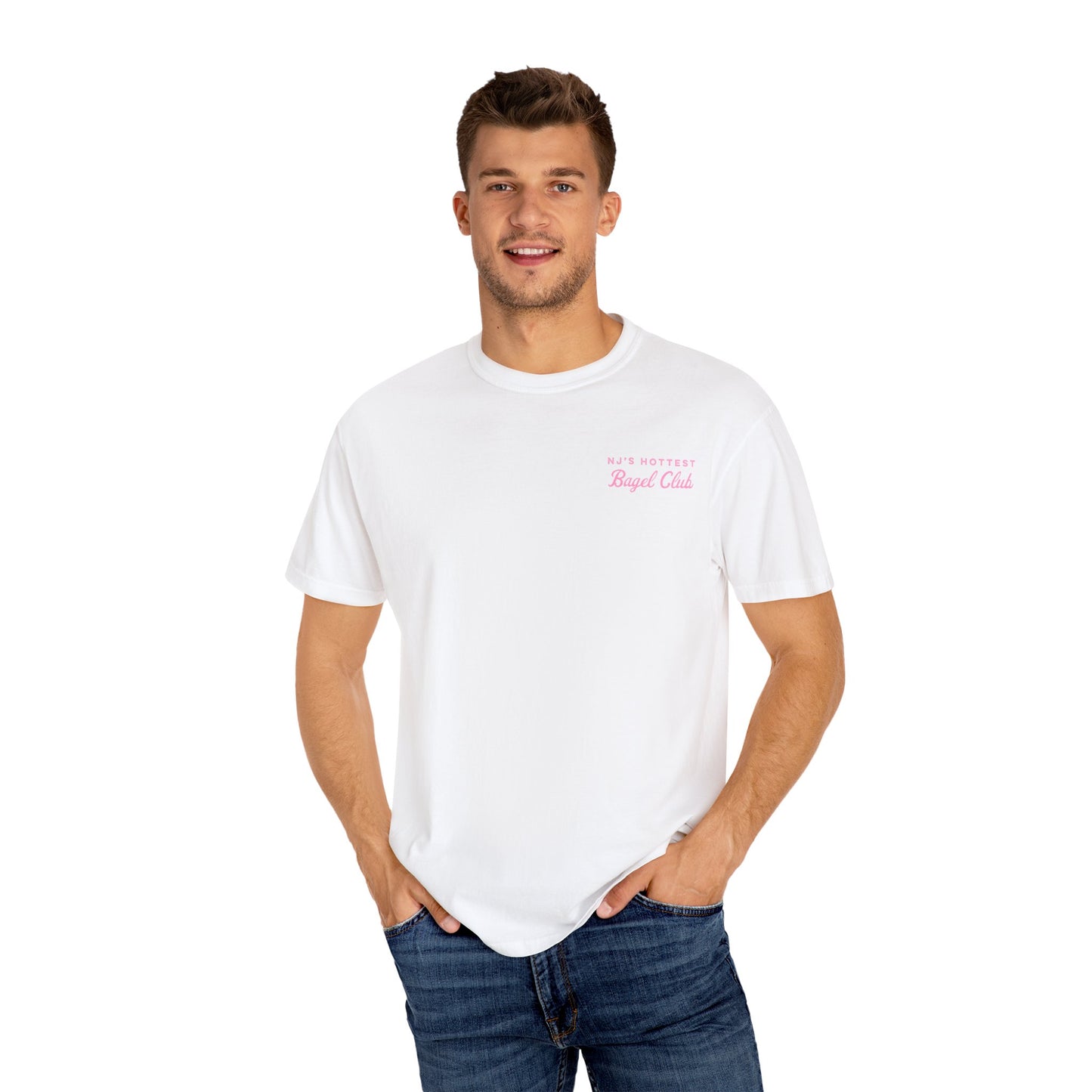 Retro Classic Bagel Club Vintage Unisex Garment-Dyed T-shirt
