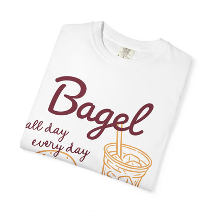 Breakfast Hand Drawn Style Unisex Garment-Dyed T-shirt