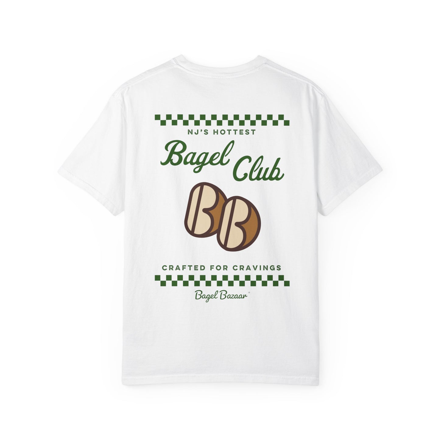 Retro Classic Bagel Club Vintage Unisex Garment-Dyed T-shirt