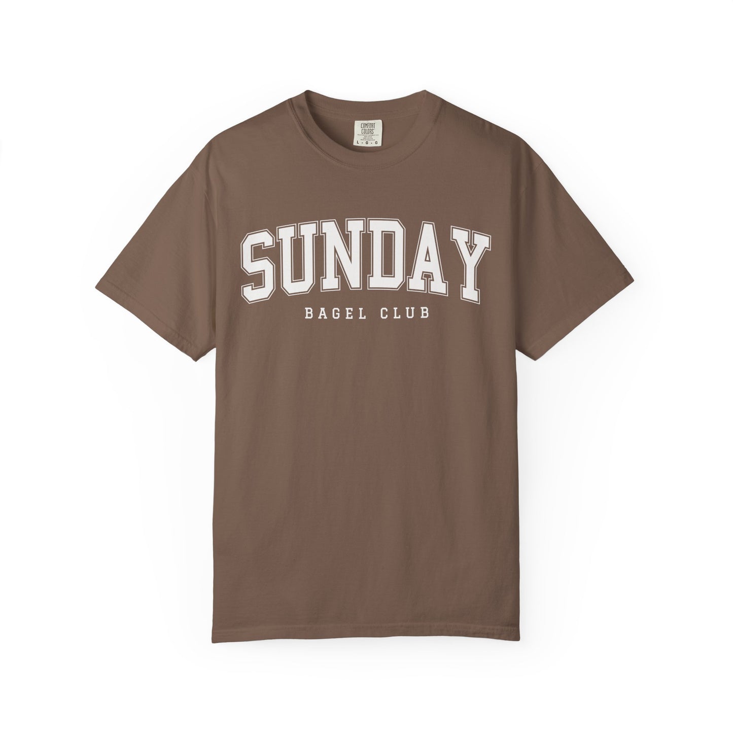 Sunday Bagel Club Collegiate Unisex Garment-Dyed T-shirt