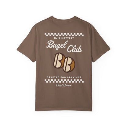 Retro Classic Bagel Club Vintage Unisex Garment-Dyed T-shirt