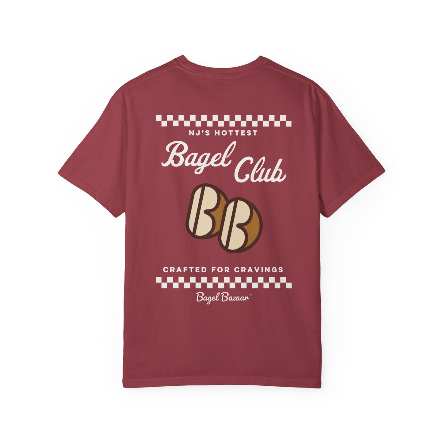 Retro Classic Bagel Club Vintage Unisex Garment-Dyed T-shirt