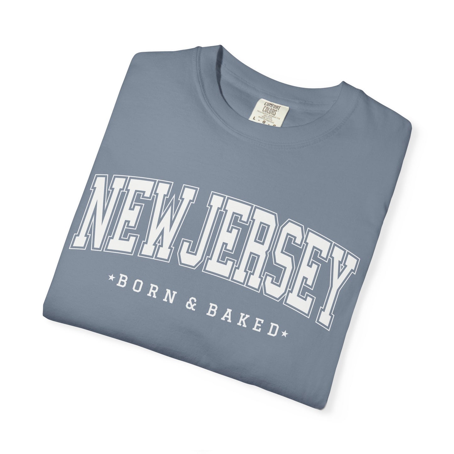 New Jersey Classic Collegiate Unisex Garment-Dyed T-shirt