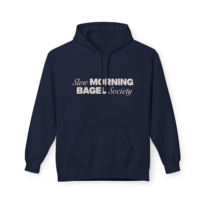 Cozy Morning Bagel Hoodie, Softstyle Unisex Fleece Sweatshirt, Perfect for Brunch Lovers, Gift for Foodies, Casual Wear for Relaxing