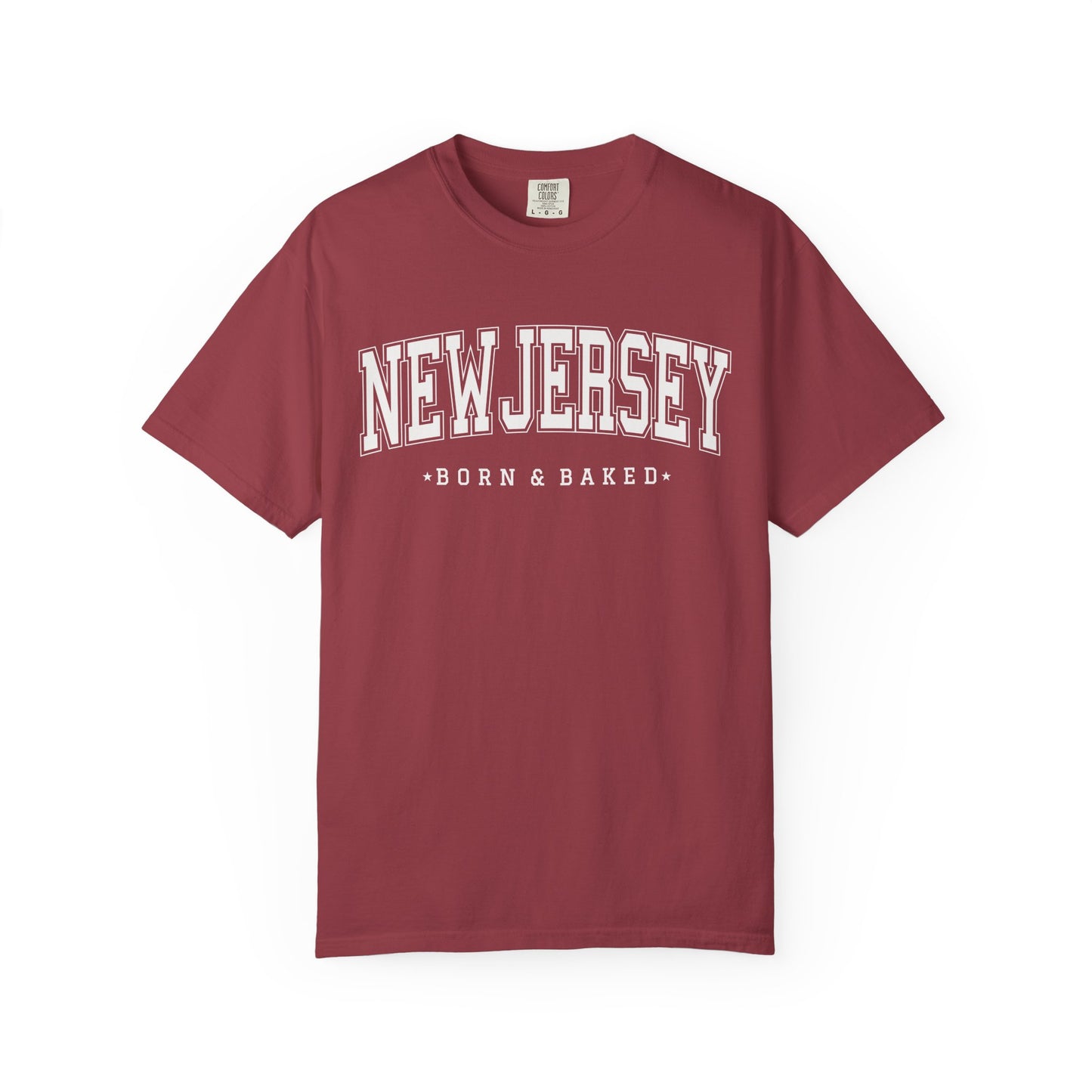 New Jersey Classic Collegiate Unisex Garment-Dyed T-shirt
