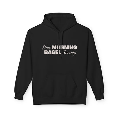 Cozy Morning Bagel Hoodie, Softstyle Unisex Fleece Sweatshirt, Perfect for Brunch Lovers, Gift for Foodies, Casual Wear for Relaxing