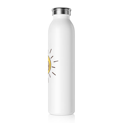 Sunny Vibes Slim Water Bottle – Eco-Friendly, Perfect for Fitness, Travel, Gifts, and Everyday Hydration