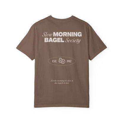 Slow Morning Bagel Society Unisex Garment-Dyed T-shirt
