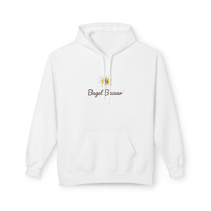 Bagel Bazaar Fleece Hoodie - Cozy Apparel, Perfect for Food Lovers, Birthdays, Casual Outings, Holiday Gifts, Comfortable Layering