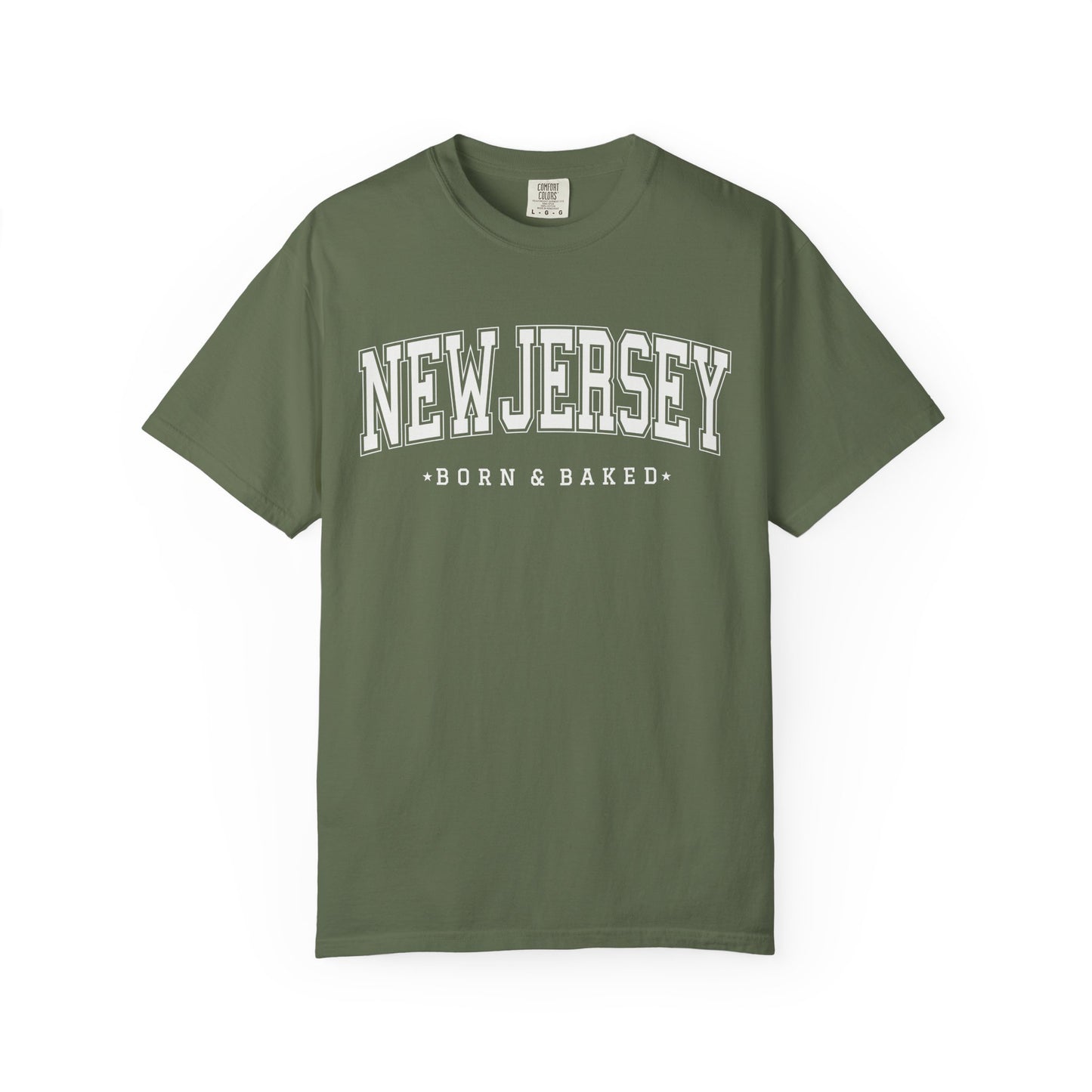 New Jersey Classic Collegiate Unisex Garment-Dyed T-shirt