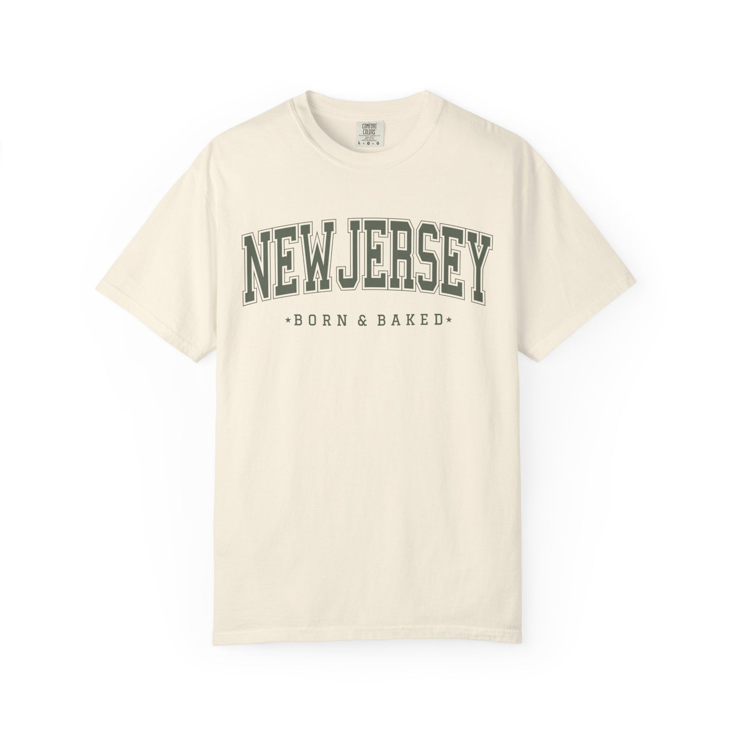 New Jersey Classic Collegiate Unisex Garment-Dyed T-shirt