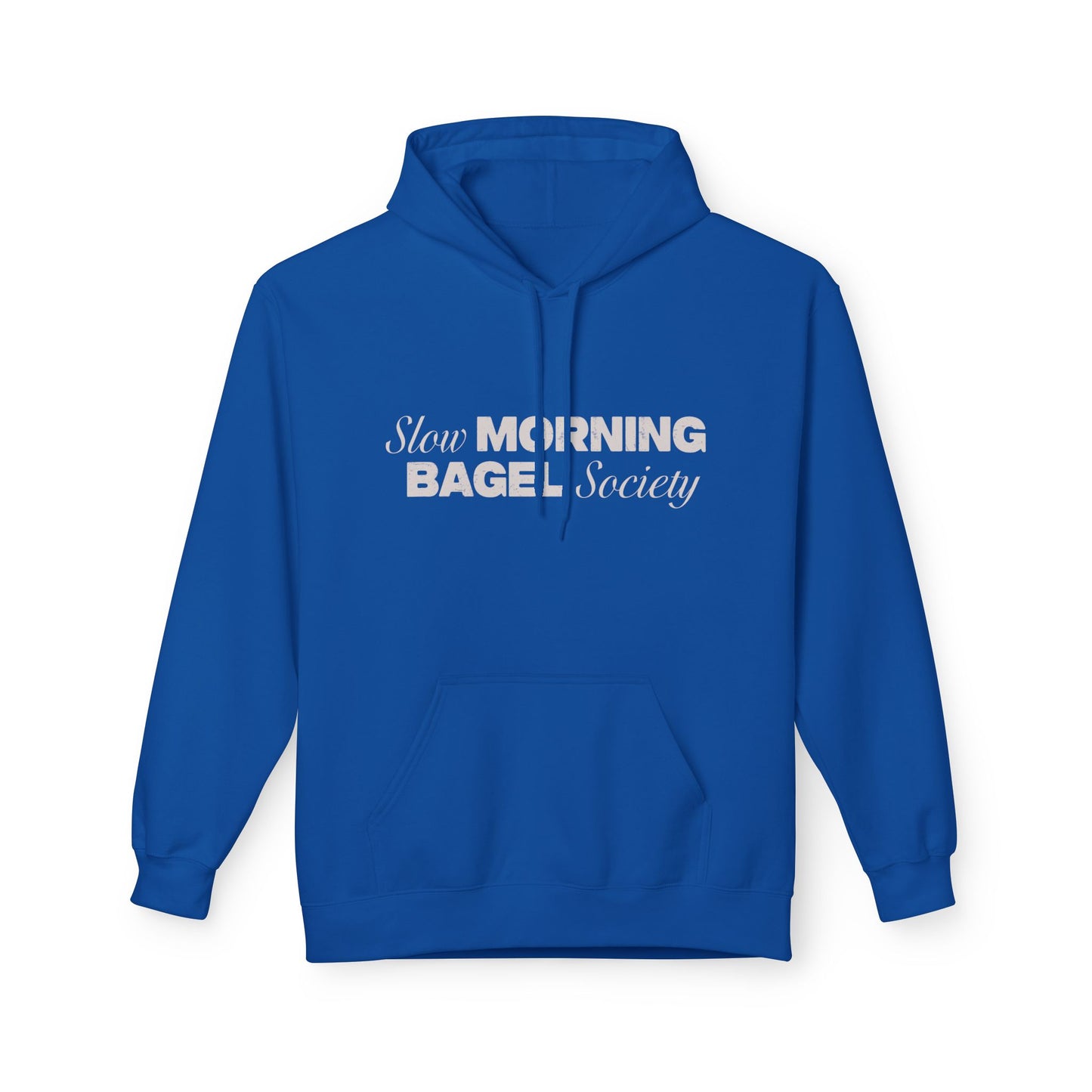 Cozy Morning Bagel Hoodie, Softstyle Unisex Fleece Sweatshirt, Perfect for Brunch Lovers, Gift for Foodies, Casual Wear for Relaxing