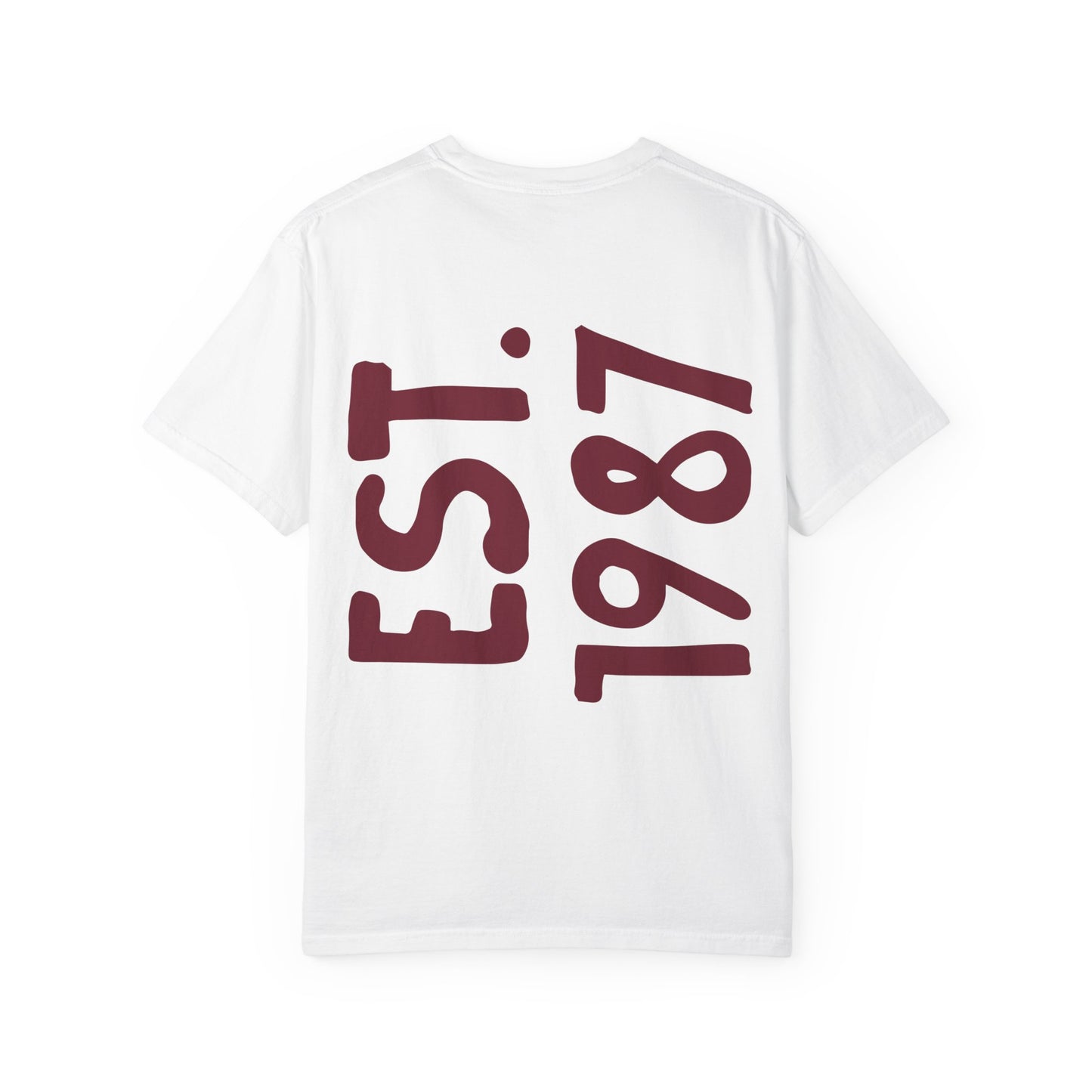 Breakfast Hand Drawn Style Unisex Garment-Dyed T-shirt