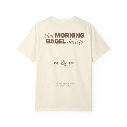 Slow Morning Bagel Society Unisex Garment-Dyed T-shirt