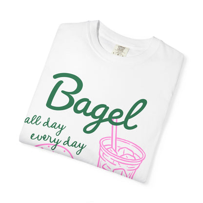 Breakfast Hand Drawn Style Unisex Garment-Dyed T-shirt