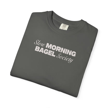Slow Morning Bagel Society Unisex Garment-Dyed T-shirt