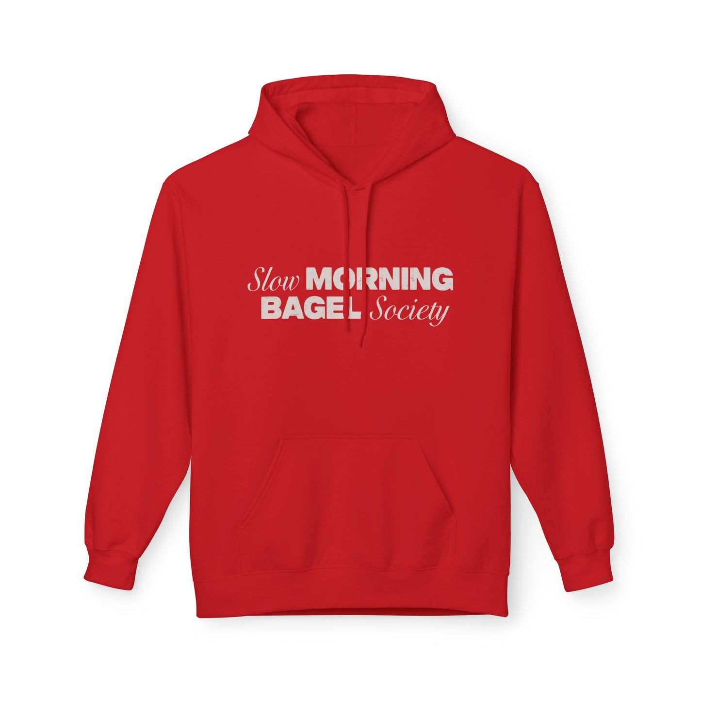 Cozy Morning Bagel Hoodie, Softstyle Unisex Fleece Sweatshirt, Perfect for Brunch Lovers, Gift for Foodies, Casual Wear for Relaxing