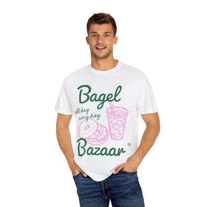 Breakfast Hand Drawn Style Unisex Garment-Dyed T-shirt
