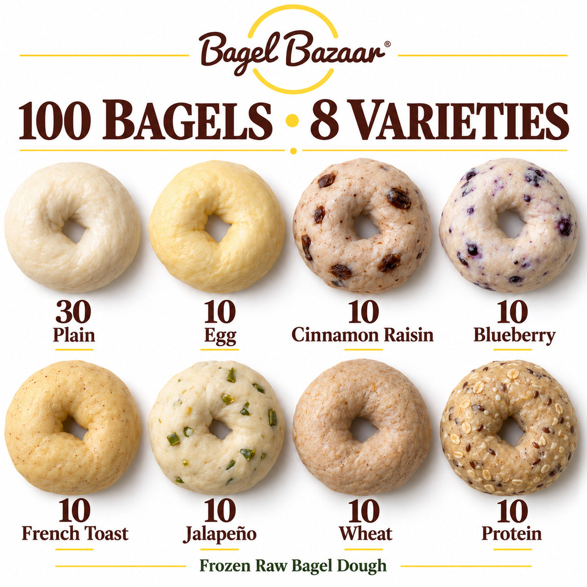 Wholesale Bagel Box Frozen Raw Samples