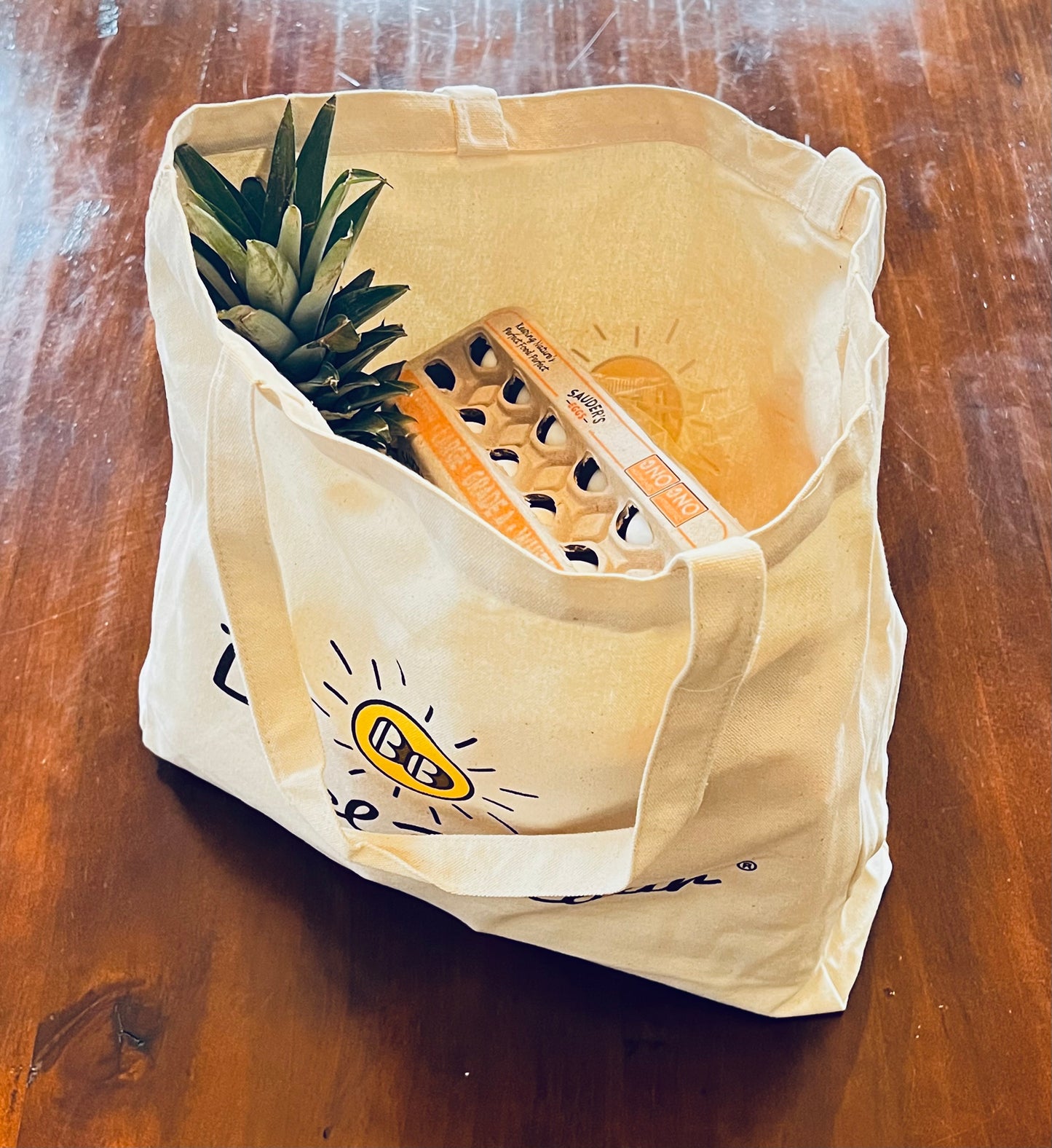 Canvas Tote - Sun Logo