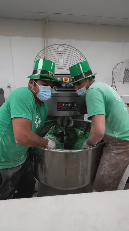 12 St Patrick's Day Green Bagels