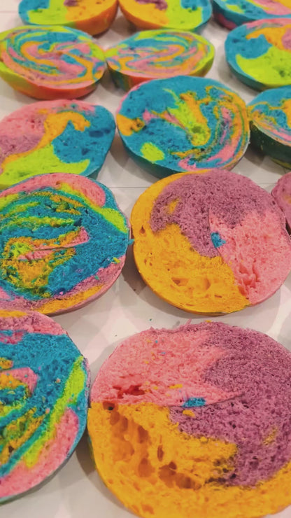 Rainbow Bagel Box